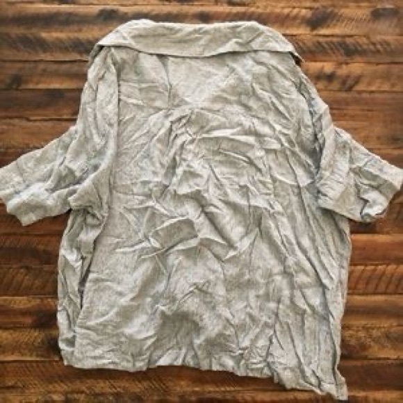 Nordstrom BP Gauze Short Sleeve Button Down - Picture 2 of 3